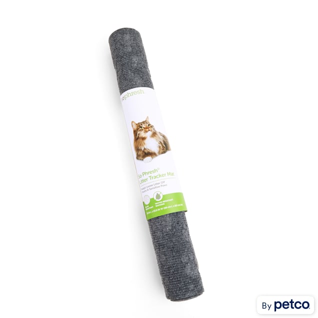 So Phresh Litter Tracker Grey Cat Mat, 35" L X 23.5" W Petco