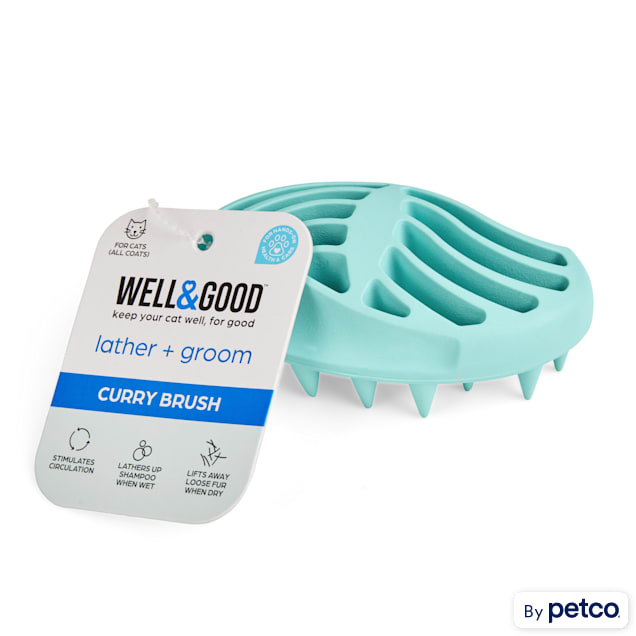 Well & Good Curry Brush for Cats, Small - Carousel image #1