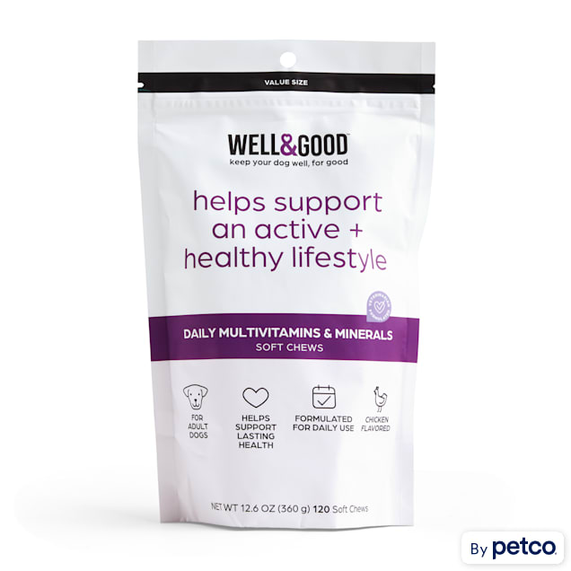 Well & good shop multivitamins for dogs