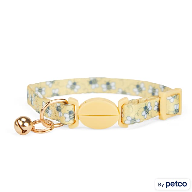 YOULY Yellow Bee Cat Collar