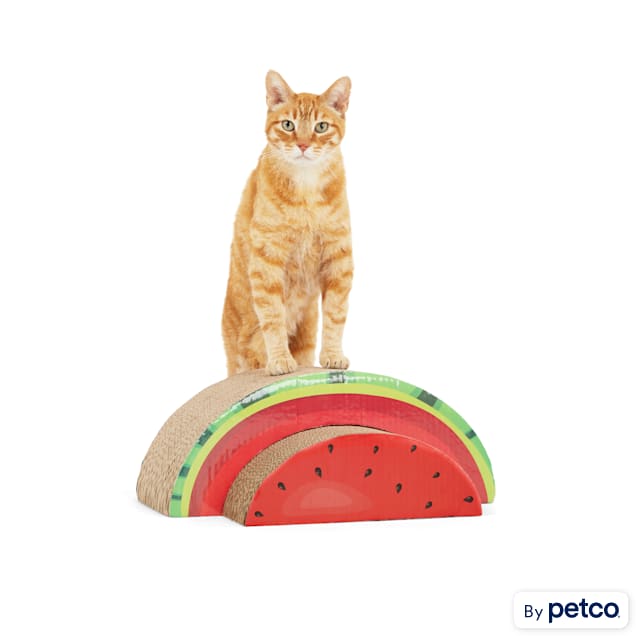 EveryYay Cardboard Watermelon Cat Scratcher - Carousel image #1