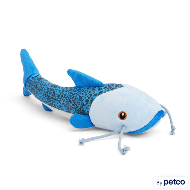 Leaps & Bounds Wildlife Fish Plush Dog Toy, Large