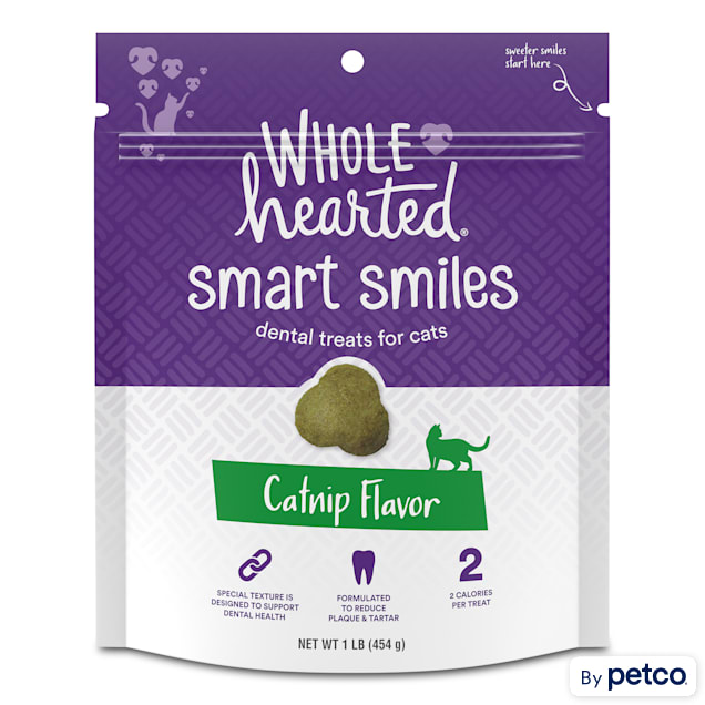 WholeHearted Catnip Flavor Cat Dental Treats, 16 oz. - Carousel image #1