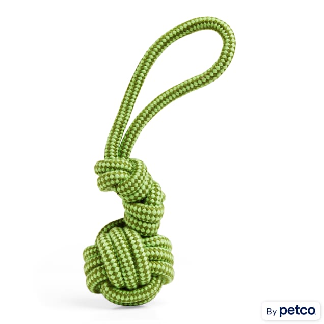 Leaps Bounds Monkey Fist Handle Rope Dog Toy Medium Petco