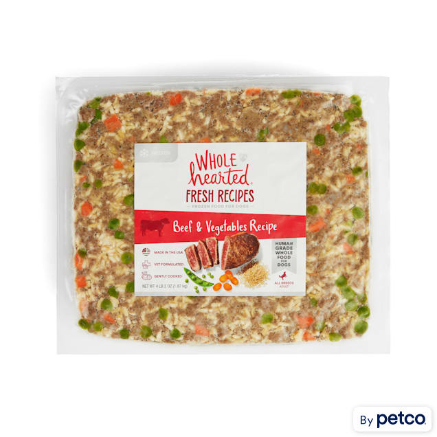 WholeHearted Fresh Frozen Beef Recipe Dog Food 66 oz