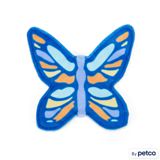 Leaps Bounds Flatty Butterfly Cat Toy X Small Petco