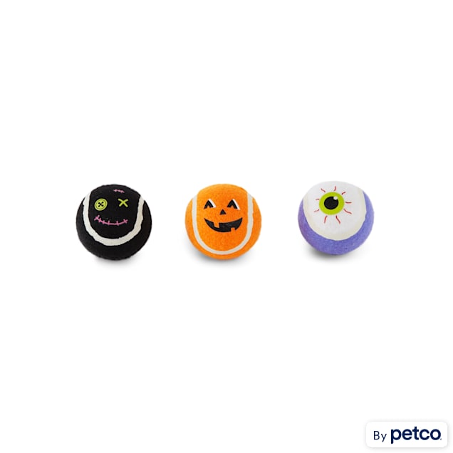 Bootique Tennis Ball Dog Toy, Pack of 3 - Carousel image #1