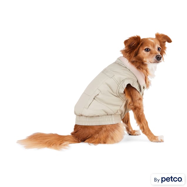 Reddy Puffer Jacket for Dogs X Small White or Ivory