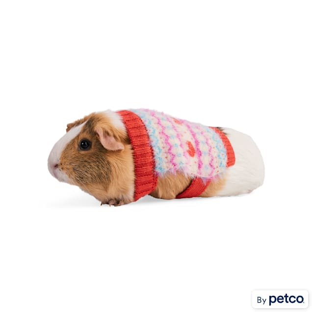 YOULY Valentine's Day Fairisle Small Animal Sweater, Small - Carousel image #1