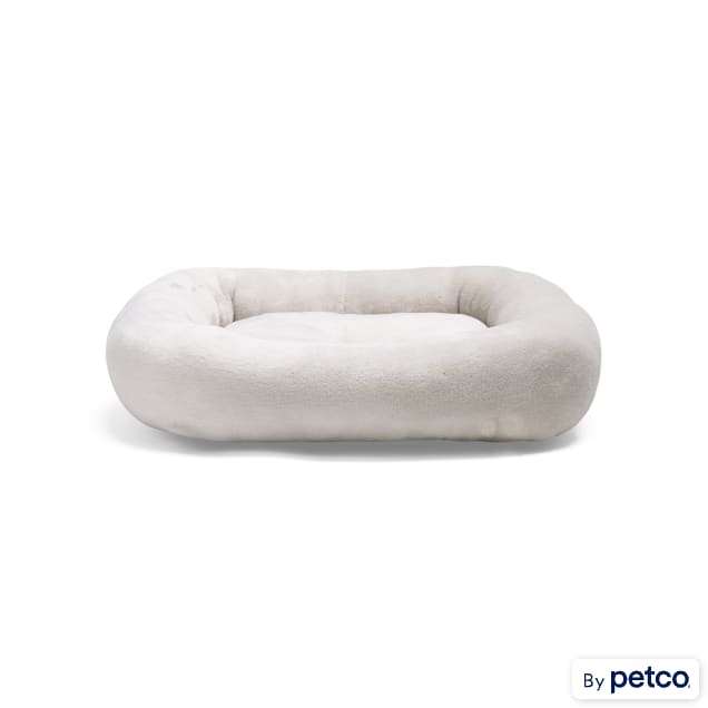 EveryYay Gray Rectangle Lounger Cat Bed, 19" L X 16" W X 3.5" H - Carousel image #1