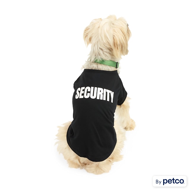 YOULY Security Dog T-Shirt, XX-Small, Black - Carousel image #1