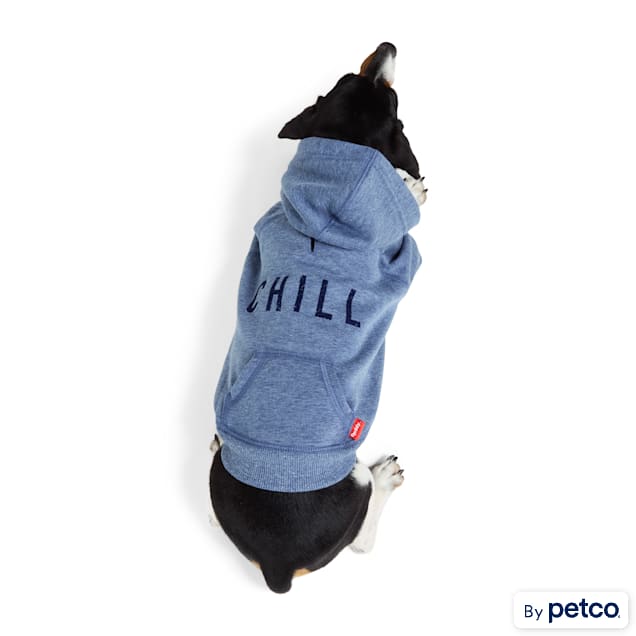Reddy Chillin' Dog Hoodie, X-Small, Blue - Carousel image #1
