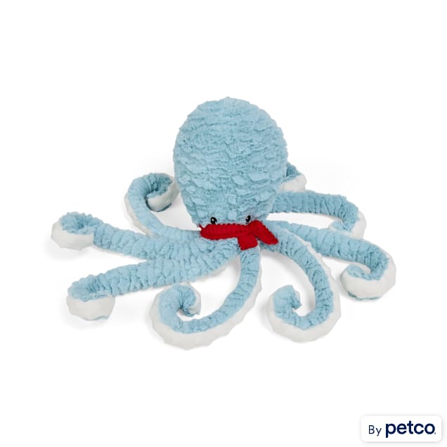 Started As A Bottle Plush Octopus Dog Toy, Large - Carousel image #1
