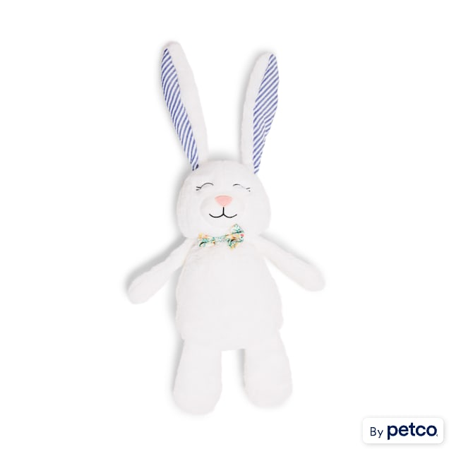 YOULY Bunny Flattie Dog Toy, 18" H, Large - Carousel image #1