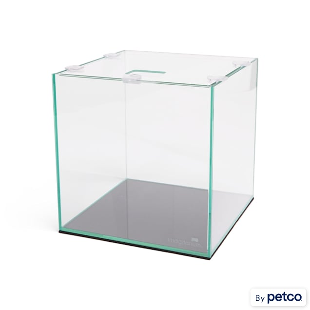 Imagitarium Open-Glass Frameless Cube Aquarium Tank, 35 Gallon - Carousel image #1