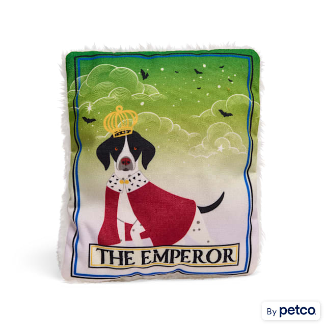 Bootique The Emperor Tarot Card Plush Dog Toy, Small - Carousel image #1
