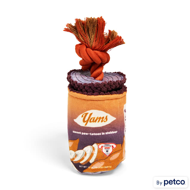 YOULY Yam Can Plush Rope Dog Toy, Small - Carousel image #1