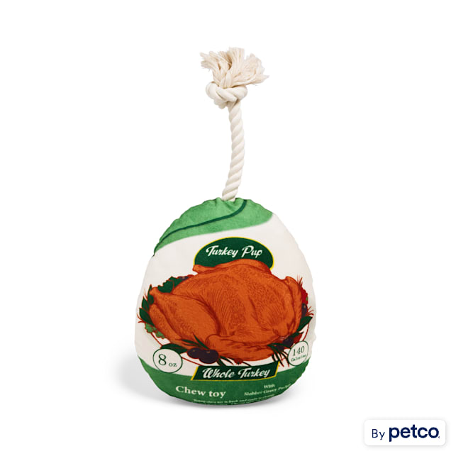 YOULY Packaged Turkey Plush Dog Toy, Large - Carousel image #1