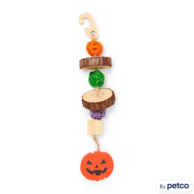 Bootique Small Animal Jack-o-Lantern Hanging Chew Toy - Carousel image #1
