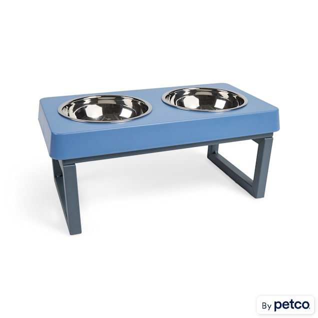 EveryYay Foldable Elevated Double Diner Cat Bowl, 1.25 Cups - Carousel image #1