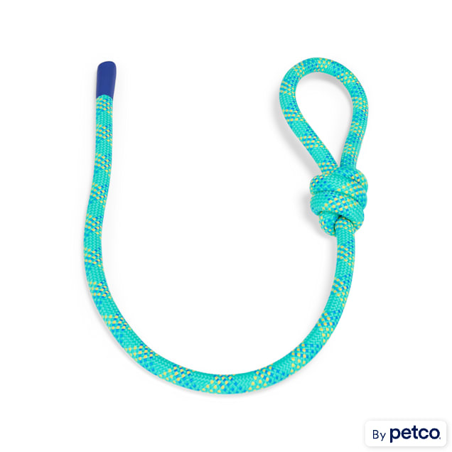 YOULY Green Build & Play Rope Base Dog Toy, Large - Carousel image #1