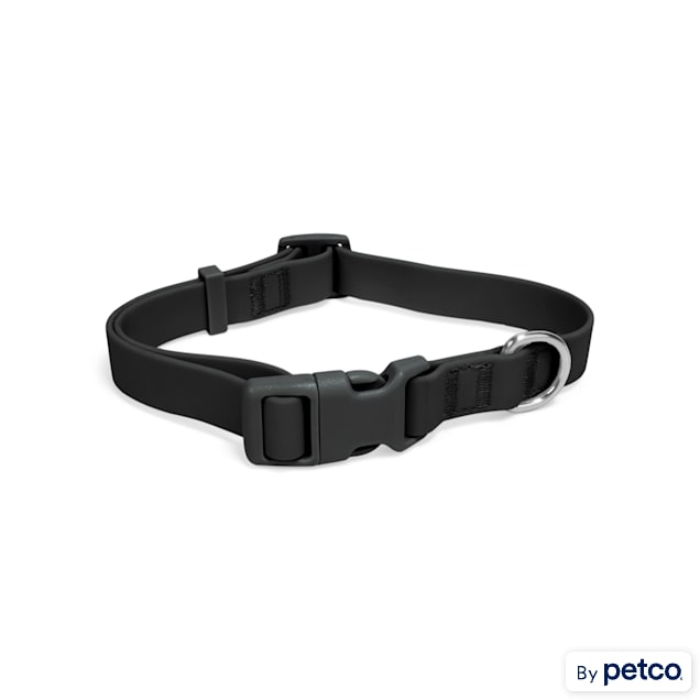 YOULY Waterproof Odor-Resistant Dog Collar, Black, Small - Carousel image #1