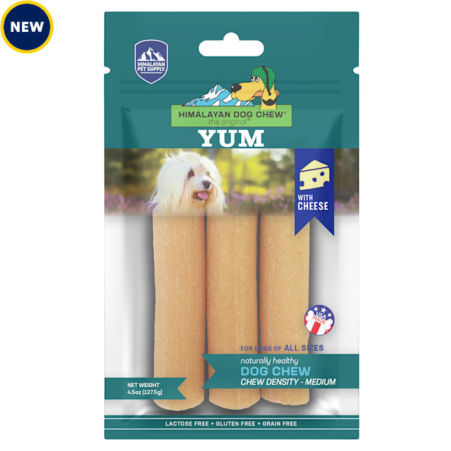 Himalayan Dog Chew yakySNACKS Cheese yakyYUM Dog Treats, 6.5 oz., Pack of 3 - Carousel image #1