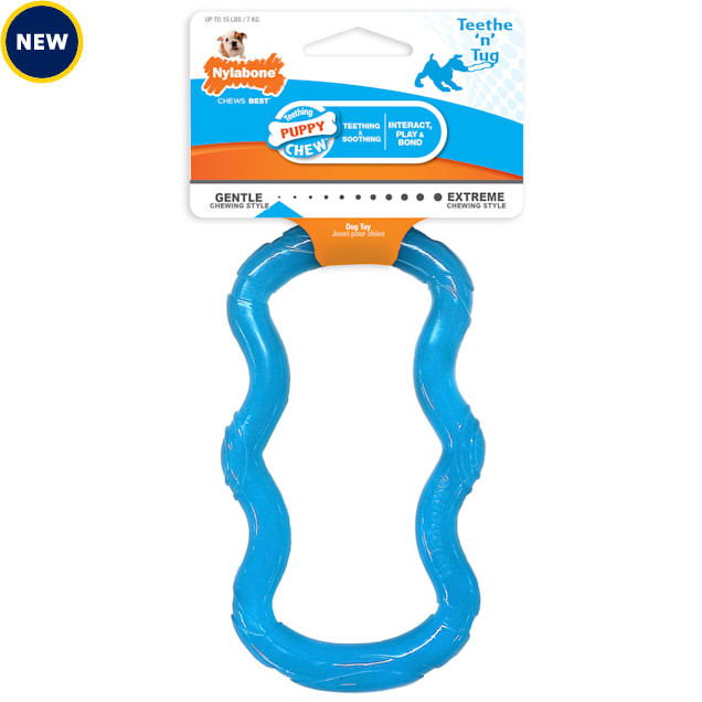 Nylabone Puppy Chew Toy Teething Toy for Puppies X-Small/Petite - Up to 15 lbs., 1 Count - Carousel image #1