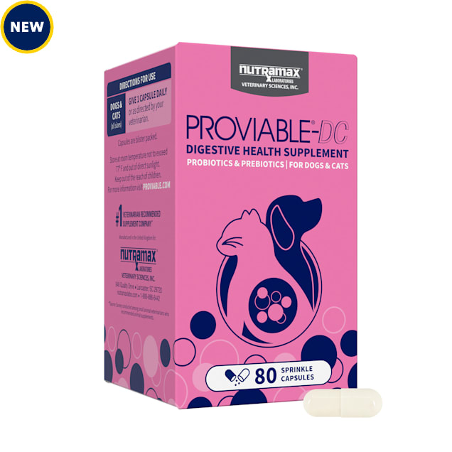 NUTRAMAX PROVIABLE Probiotics for Dogs and Cats, Count of 80 - Carousel image #1