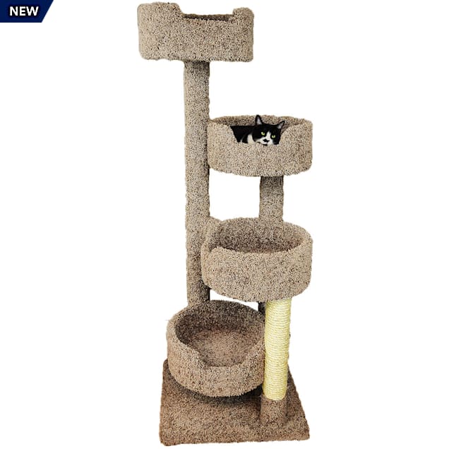 New Cat Condos 4 Level Tan Cat Stairway 64 H Petco