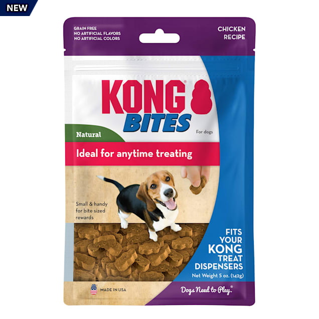 KONG Bites Chicken Chew Toy for Dogs, 5 oz. - Carousel image #1