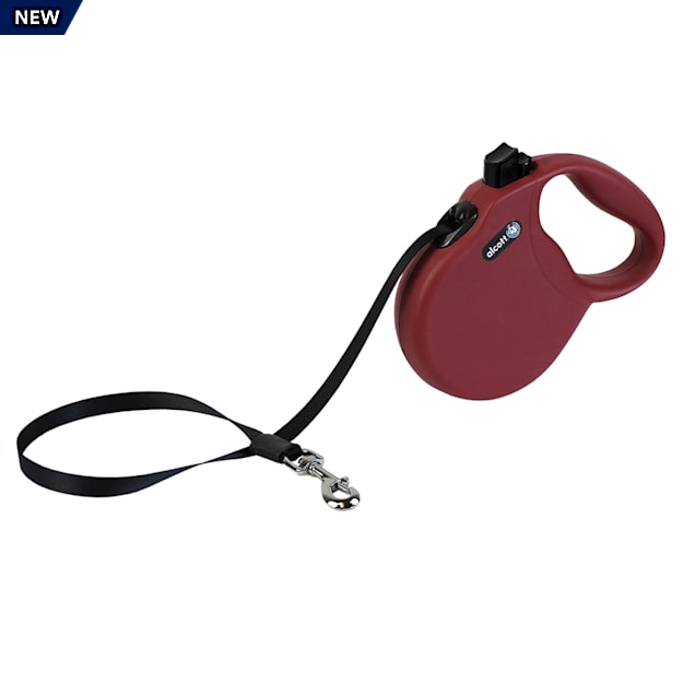 alcott Red Wanderer Retractable Dog