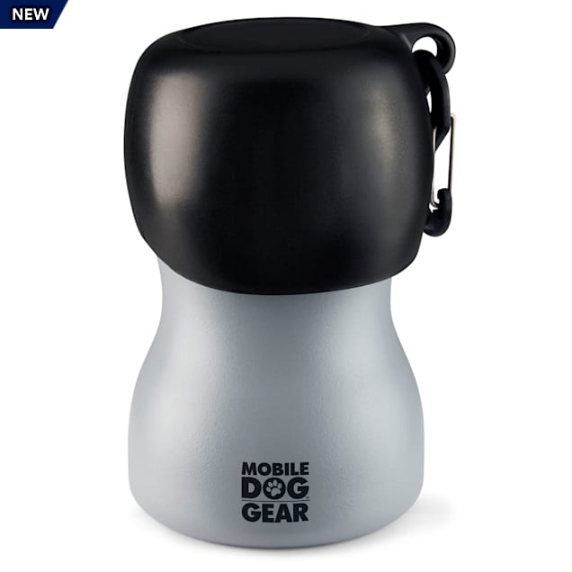 Mobile Dog Gear Gray Water Bottle, 9.5 oz., Small Petco