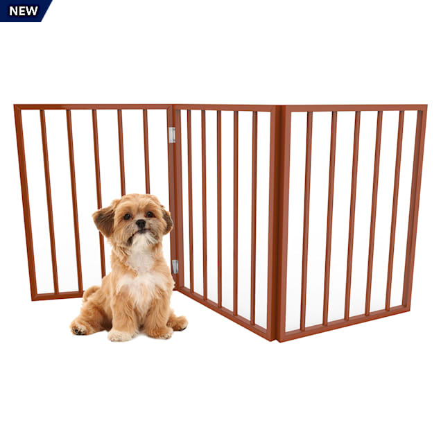Pet Pal Mahogany Freestanding Folding 