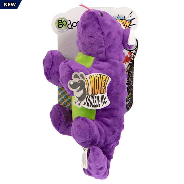 action plush dog toy