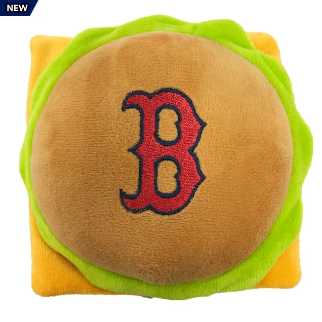 stuffed hamburger dog toy