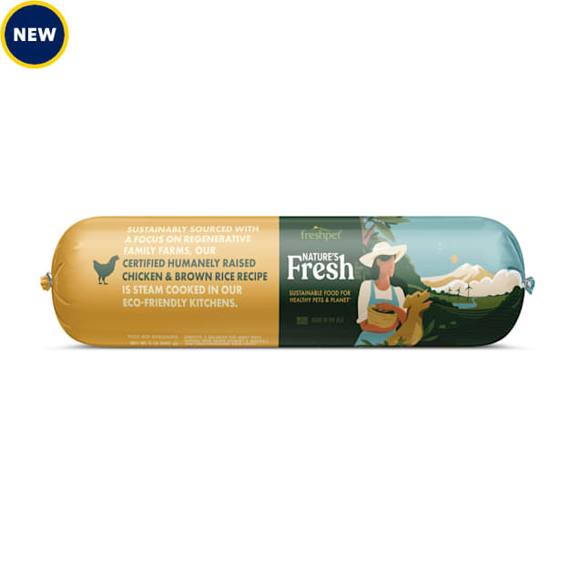 Freshpet Nature's Fresh Certified Humanely Raised Chicken & Brown Rice