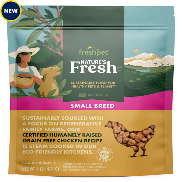 Freshpet Nature's Fresh Small Breed Certified Humanely Raised Grain