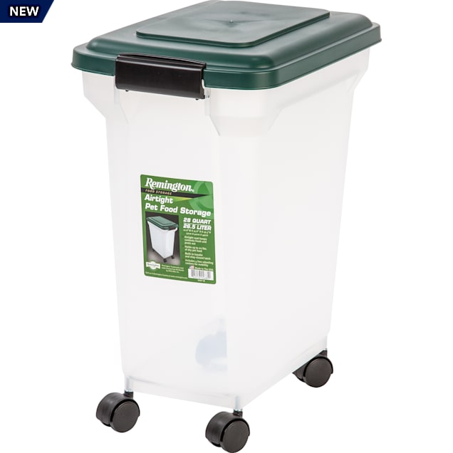 Iris Green Remington Airtight Food Storage Container for Dogs, 28 qt. Petco