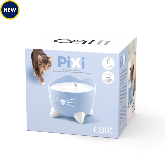 Catit Pixi Light Blue Fountain for Cats - Carousel image #1