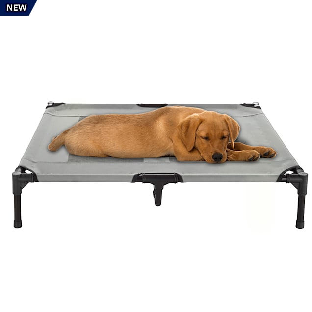 Pet Adobe Light Gray Cot-Style Elevated Pet Bed, 36" L X 29.75" W X 7" H - Carousel image #1