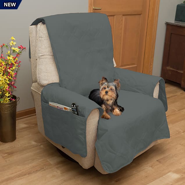 Pet Adobe Gray Dog Furniture Cover for Chairs, 78" L X 73" W X 0.25" H - Carousel image #1