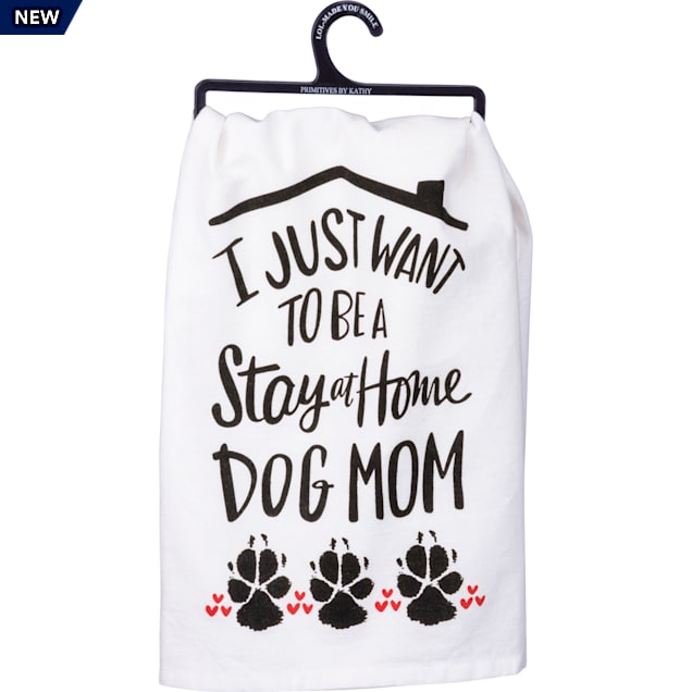 Primitives by Kathy Stay At Home Dog Mom Kitchen Towel - Carousel image #1