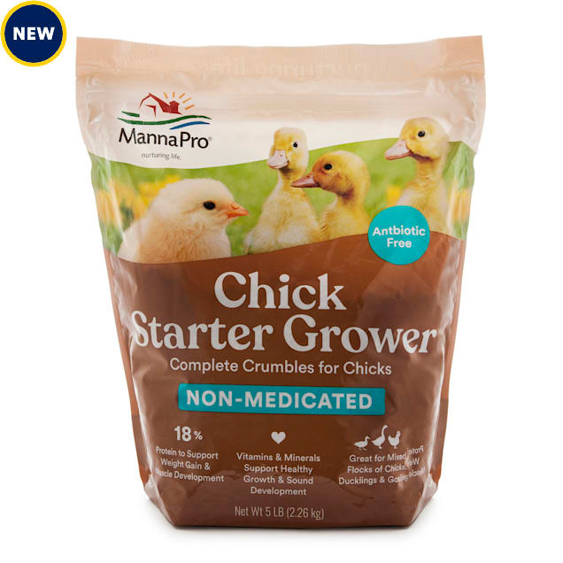 Manna Pro Chick Starter Food Non-Medicated Chick Duck Food, 5 lbs. - Carousel image #1