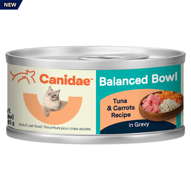 Canidae Balanced Bowl Tuna & Carrots Recipe Wet Cat Food, 3 oz., Case of 24
