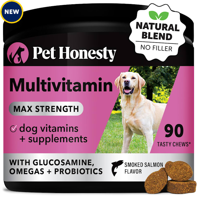 Pet Honesty Multivitamin Max Strength Soft Chews for Dogs, Count of 90