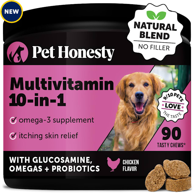 Pet Honesty Multivitamin 10in1 Soft Chews for Dogs, Count of 90 Petco