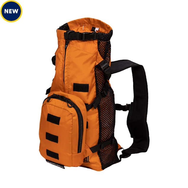 K9 Sport Sack Orange Walk On Packable Backpack Dog Carrier with Compatible Harness Storage Bag 8