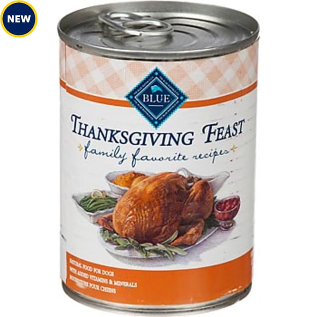 Blue Buffalo Blue Family Favorite Recipes Turkey Day Feast Wet Dog Food, 12.5 oz., Case of 12 - Carousel image #1