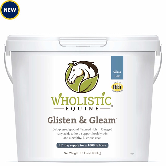 Wholistic Pet Organics Glisten & Gleam Skin & Coat Omega 3 Support